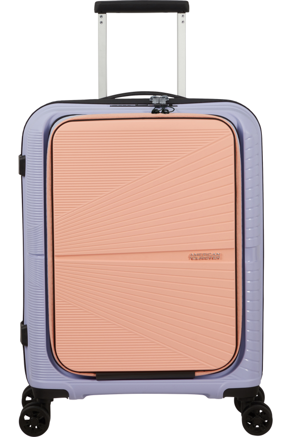 American Tourister Airconic Spinner Frontloader 15.6' 55cm  Icy Lilac/Peach