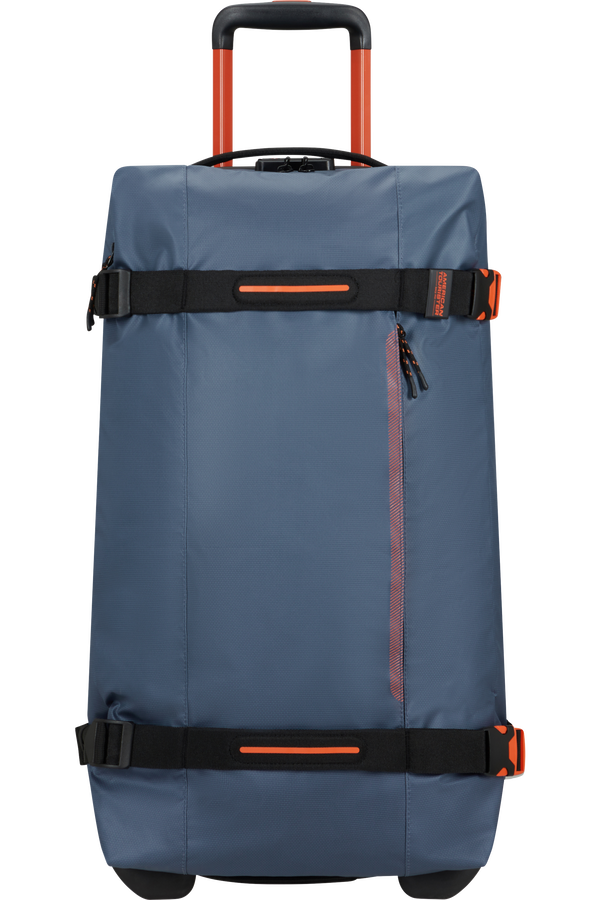 American Tourister Urban Track Duffle with Wheels Coated M  Kék/Narancs