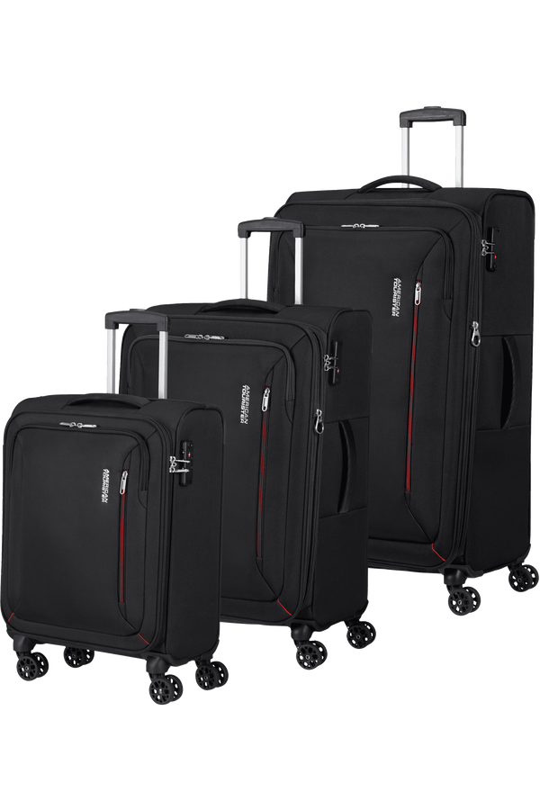 American Tourister Hyperspeed 3 PC SET A  Koromfekete