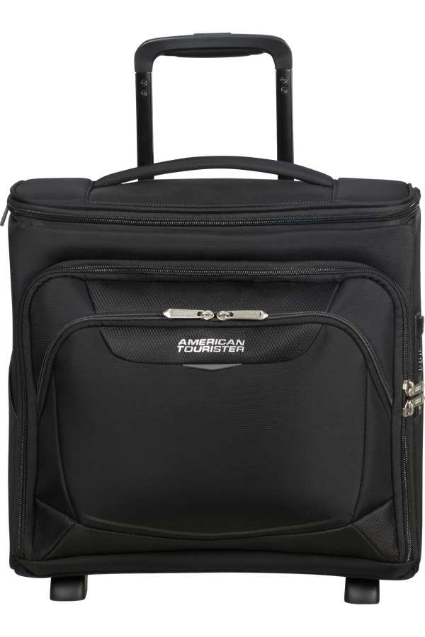 American Tourister SummerRide Upright Underseater Expandable Tsa Fekete